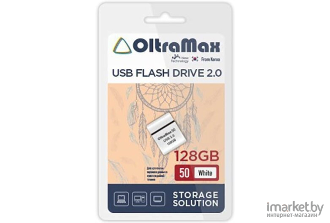 Usb flash Oltramax OM-128GB-50 White