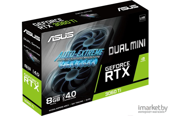 Видеокарта ASUS DUAL-RTX3060TI-8G-MINI-V2