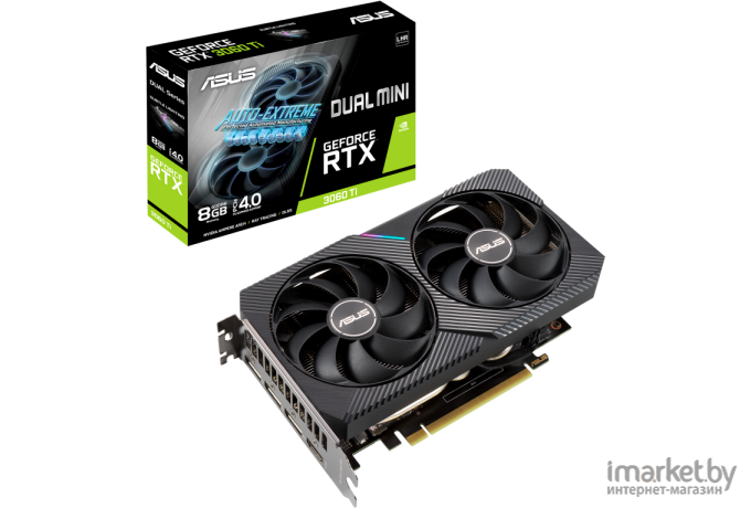 Видеокарта ASUS DUAL-RTX3060TI-8G-MINI-V2