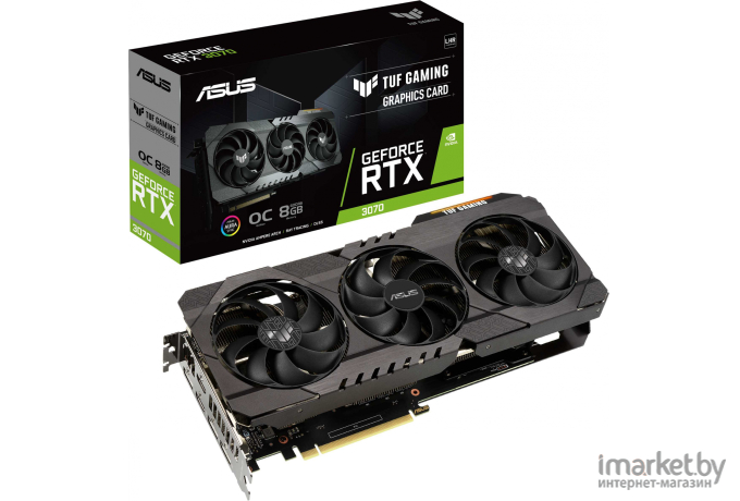 Видеокарта ASUS TUF-RTX3070-O8G-V2-GAMING  RTL