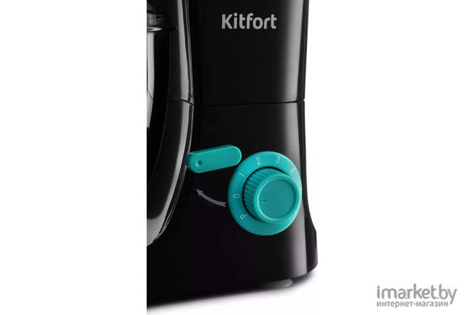 Миксер Kitfort KT-3044-4 черный/бирюзовый