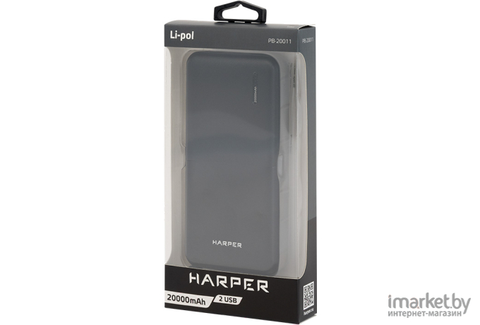 Портативное зарядное устройство Harper PB-20011 Black
