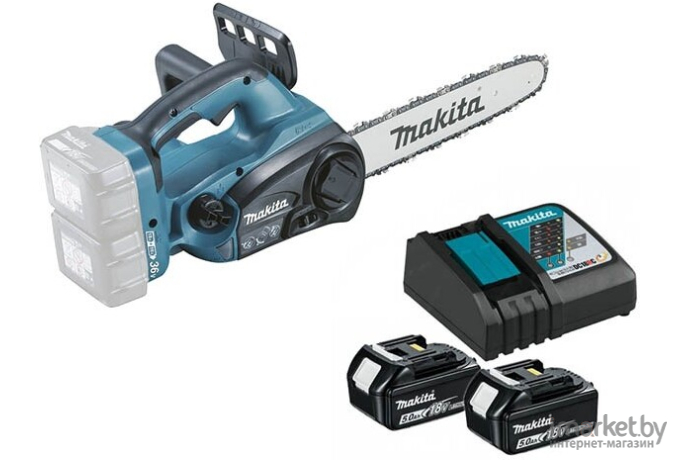 Электрическая цепная пила Makita DUC 302 Z 30+ 2 аккумулятора, зарядное DUC302ZA3