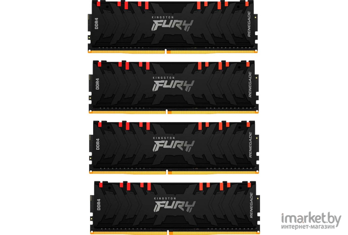 Оперативная память Kingston FURY Renegade RGB [KF432C16RBAK4/128]