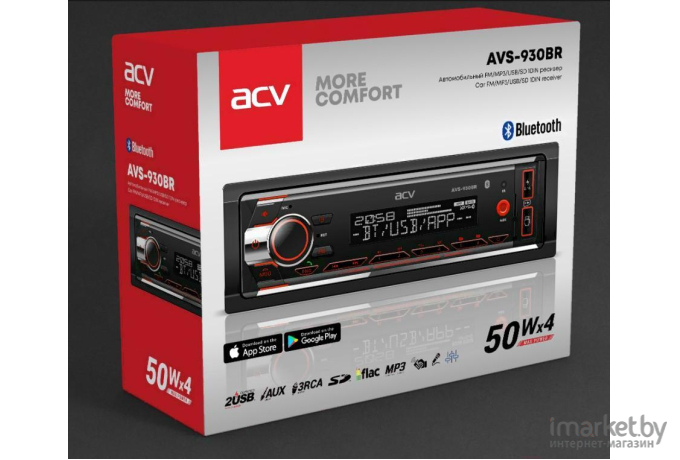 Автомагнитола ACV AVS-930BR [37985]