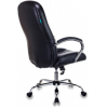 Офисное кресло Бюрократ T-898SL Leather Venge  искусственная кожа черный/хром [T-898SL/BLACK]