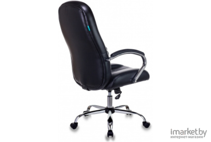 Офисное кресло Бюрократ T-898SL Leather Venge  искусственная кожа черный/хром [T-898SL/BLACK]