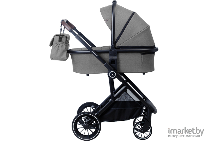 Детская коляска Bubago LIRA BD801 3в1 Light Grey