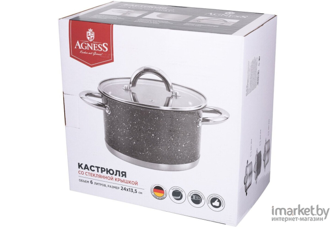 Кастрюля Agness 937-329