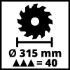 Деревообрабатывающий станок Einhell TC-TS 315 U [4340556]