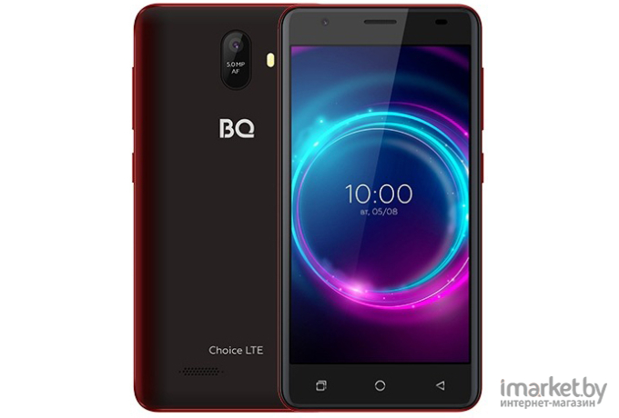 Мобильный телефон BQ-Mobile Choice LTE 5046L красное вино