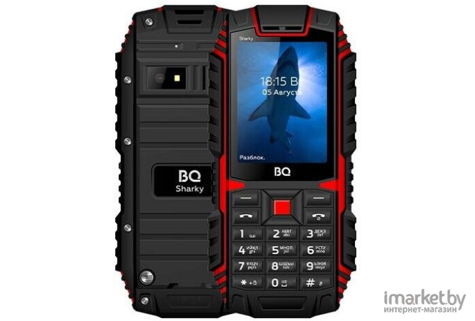 Мобильный телефон BQ-Mobile Sharky BQ-2447 Black/Red