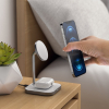 Беспроводное зарядное устройство Satechi Magnetic 2-in-1 Wireless Charging Stand серый космос [ST-WMCS2M]