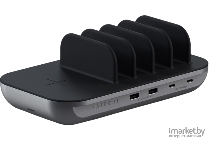 Беспроводное зарядное устройство Satechi Dock5 Multi-Device Charging Station [ST-WCS5PM-EU]