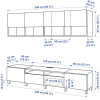 Стенка Ikea Бесто [694.119.66]