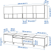 Стенка Ikea Бесто [694.119.66]