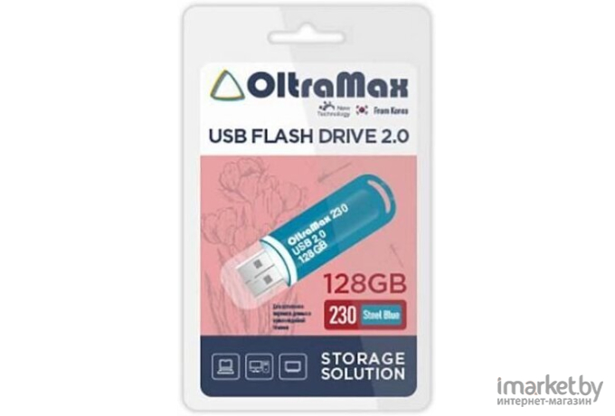 Usb flash Oltramax OM-128GB-230 Steel Blue