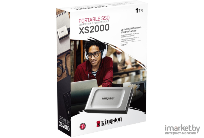 Внешний жесткий диск SSD Kingston SXS2000/1000G