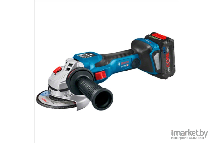 Угловая шлифмашина Bosch GWS 18V-15 SC L-BOXX + 2 аккумулятора, зарядное [06019H6100A2]