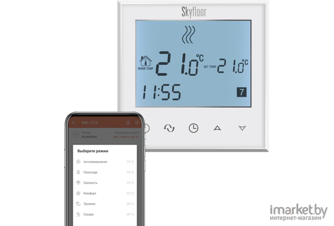 Терморегулятор Redmond Skyfloor белый [RSF-171S]
