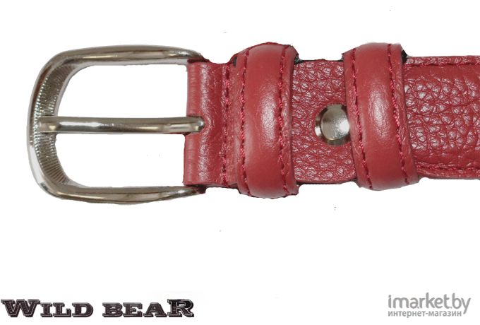 Ремень WILD BEAR RM-080f Premium 120 см Red