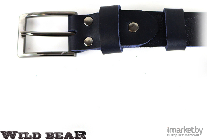 Ремень WILD BEAR RM-055m 130 см Dark Blue