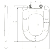 Сиденье для унитаза AV Engineering ALCA Plus [AVWHR205C]