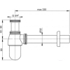 Сифон Alcaplast A431-BL-01