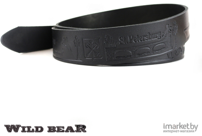 Ремень WILD BEAR RM-049f Premium 115 см Dark Brown