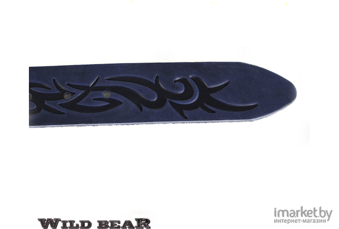 Ремень WILD BEAR RM-054f Premium универсальный Dark Blue