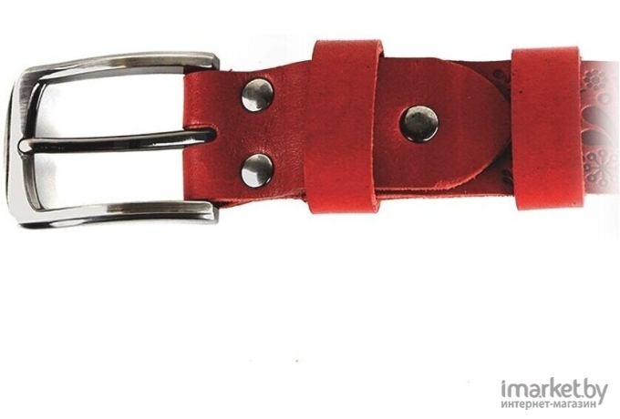 Ремень WILD BEAR RM-059f Premium 125 см Red