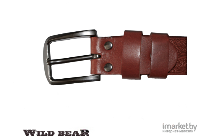 Ремень WILD BEAR RM-072f Premium 125 см Light Brown