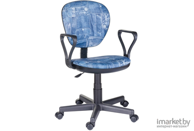 Офисное кресло OLSS Гретта  Т-18 А синий джинс