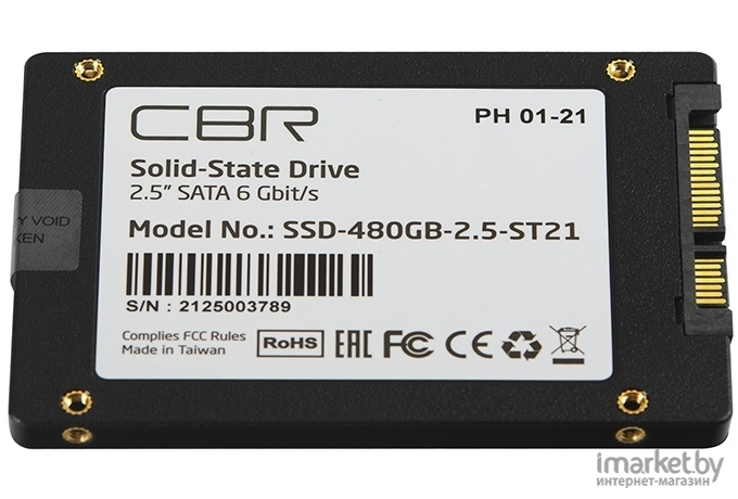 SSD диск CBR Standard 480 GB [SSD-480GB-2.5-ST21]