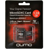 Карта памяти QUMO MicroSDXC 64GB Сlass 10 UHS-I ,3.0 без адаптера SD [QM64GMICSDXC10U1NA]