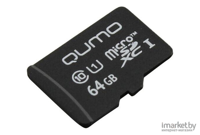 Карта памяти QUMO MicroSDXC 64GB Сlass 10 UHS-I ,3.0 без адаптера SD [QM64GMICSDXC10U1NA]