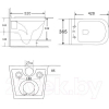 Унитаз Aquanet Glide-W [210772 + S-IN-MZ-VECTOR + P-BU-ACT/Wh]