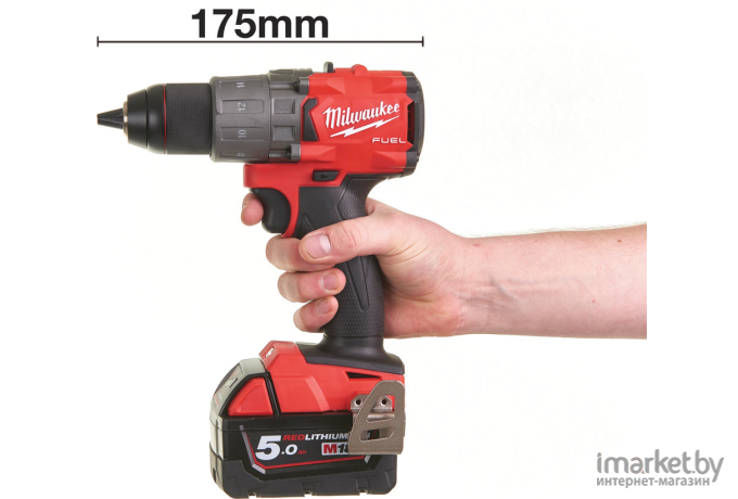 Дрель-шуруповерт Milwaukee M18FDD2-0X кейс [4933464266]