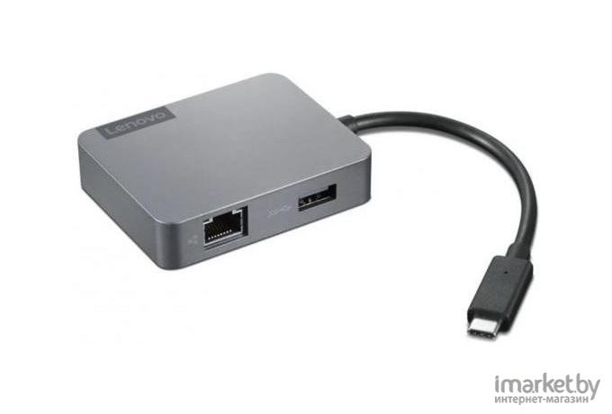 Док-станция для ноутбука Lenovo Powered USB-C Travel Hub [4X90S92381]