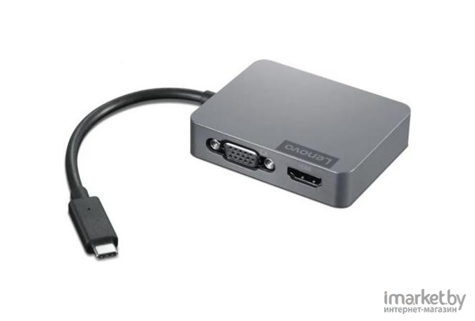 Док-станция для ноутбука Lenovo Powered USB-C Travel Hub [4X90S92381]