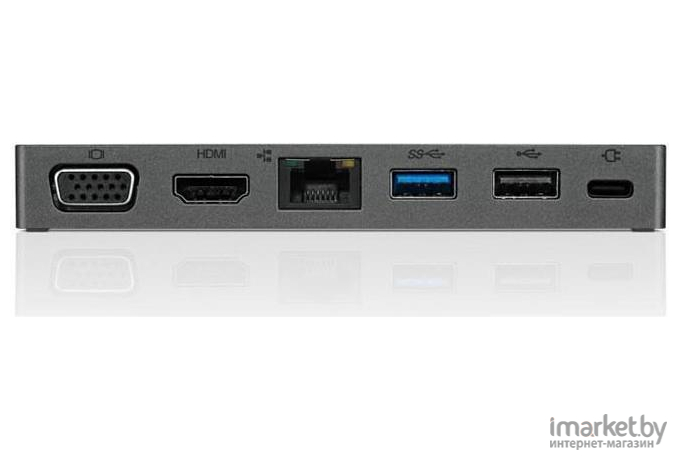 Док-станция для ноутбука Lenovo Powered USB-C Travel Hub [4X90S92381]