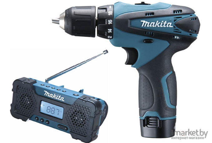 Шуруповерт Makita DF 330 DWE  + Радиоприемник [DF330DWEA1]