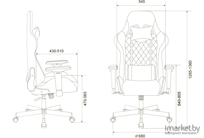 Геймерское кресло Zombie Viking 7 Knight Fabric коричневый [VIKING 7 KNIGHT BR]