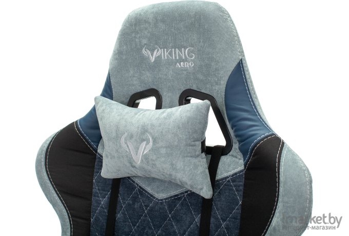 Геймерское кресло Zombie Viking 7 Knight  Fabric синий [VIKING 7 KNIGHT BL]