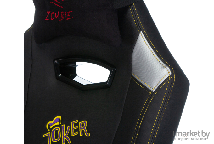 Геймерское кресло Zombie Hero Joker черный/фиолетовый [HERO JOKER]