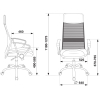 Офисное кресло Бюрократ CH-600SL черный/хром (CH-600SL/LUX/BLACK)