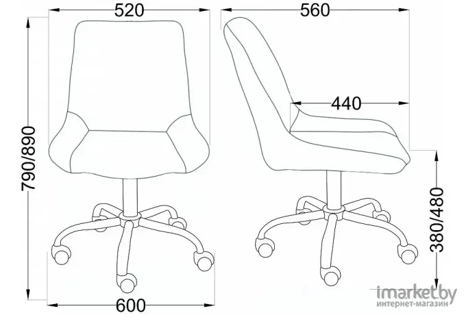 Офисное кресло AksHome Lumier поворотный зеленый велюр/хром