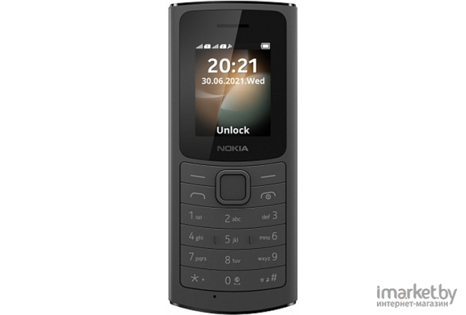 Мобильный телефон Nokia 110 4G TA-1386 Dual Sim Black [16LYRB01A01]