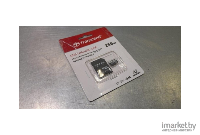 Карта памяти Transcend 256Gb - MicroSDXC 340S Class 10 UHS-I U3 V30 A2 [TS256GUSD340S]