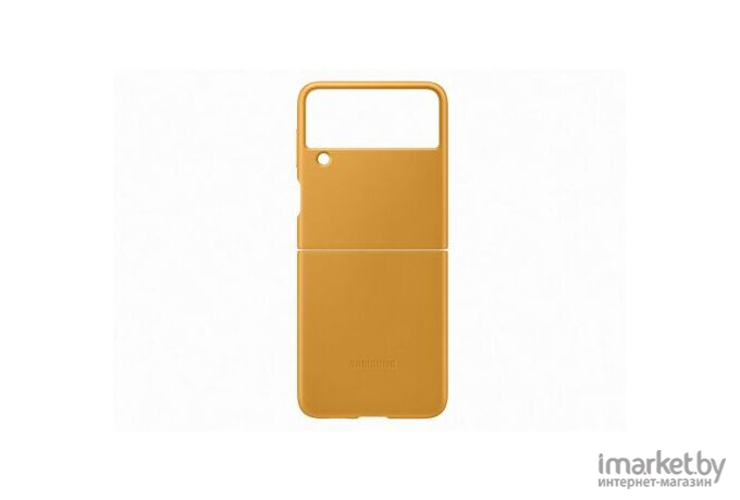 Чехол для телефона Samsung для Galaxy Z Flip3 Leather Cover Mustard [EF-VF711LYEGRU]